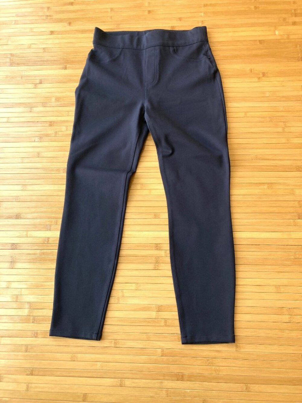 Spanx The Perfect Black Pant Ankle Ponte Knit Stretch Womens Medium M 20202R